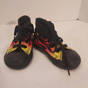 Converse Chuck Taylor All Stars High Top Hot Rod Flames in Size 5 (Baby)